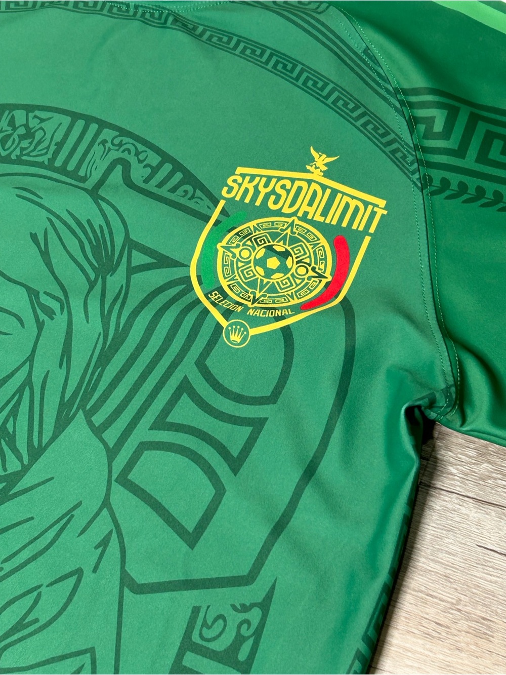 ⚽️(SDL) Sky’s Da Limit Short Sleeve Mexico Jersey🔥🔥⚽️New With tags Size Medium - Picture 5 of 7